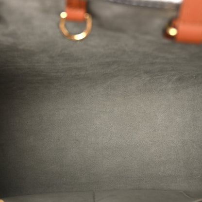 Metallic Monogram LV Garden OnTheGo MM Silver