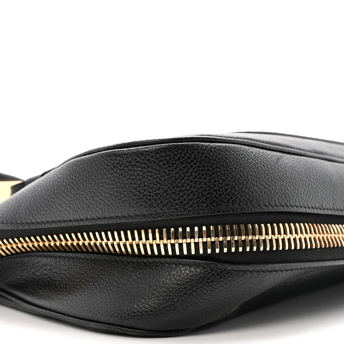 Grained Calfskin Medium Jennifer Crossbody Bag Black