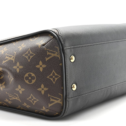 Calfskin Monogram Kimono Tote Black