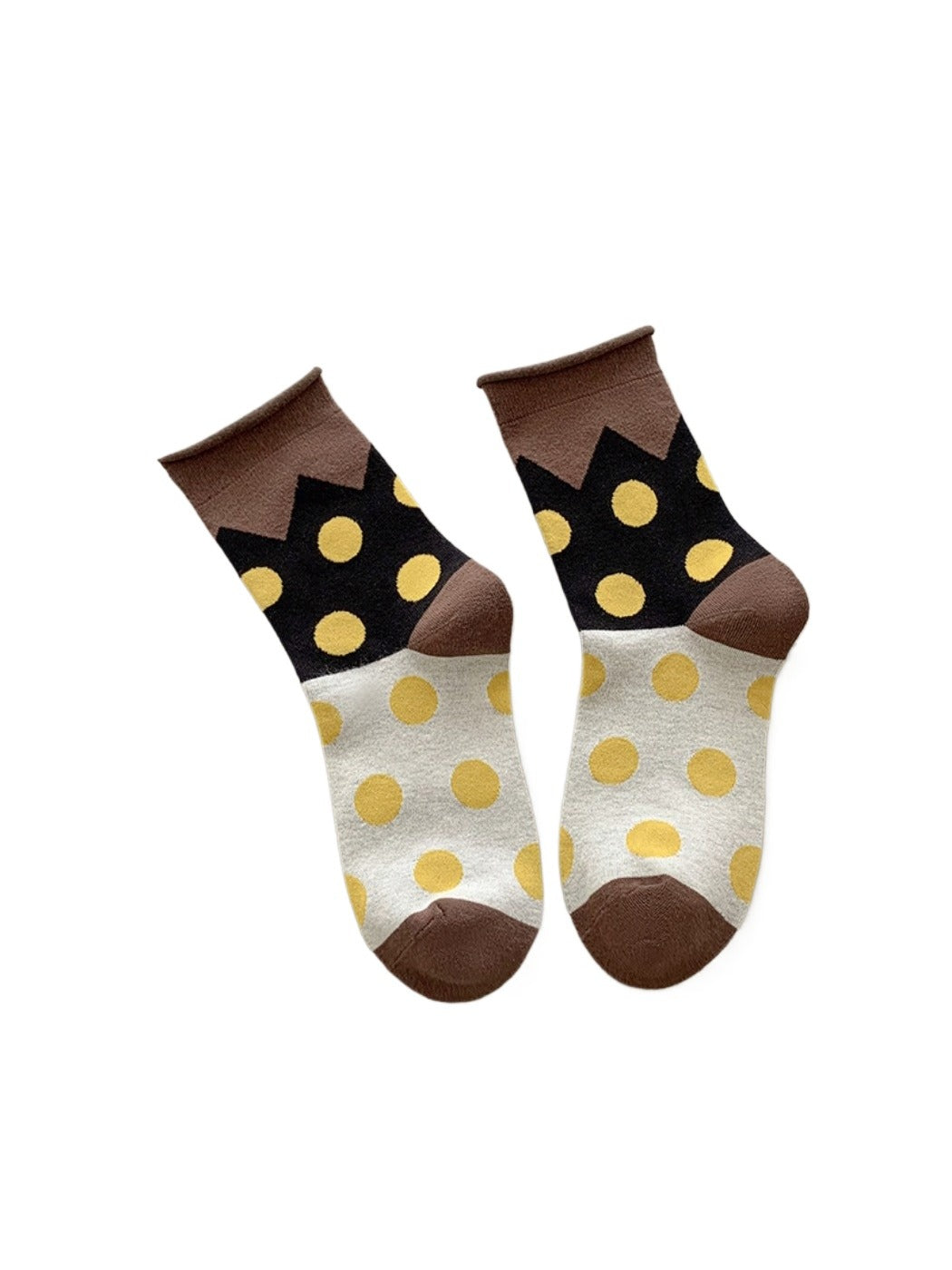 Rufia - Colorblock Crew Socks - Playful &amp; Soft