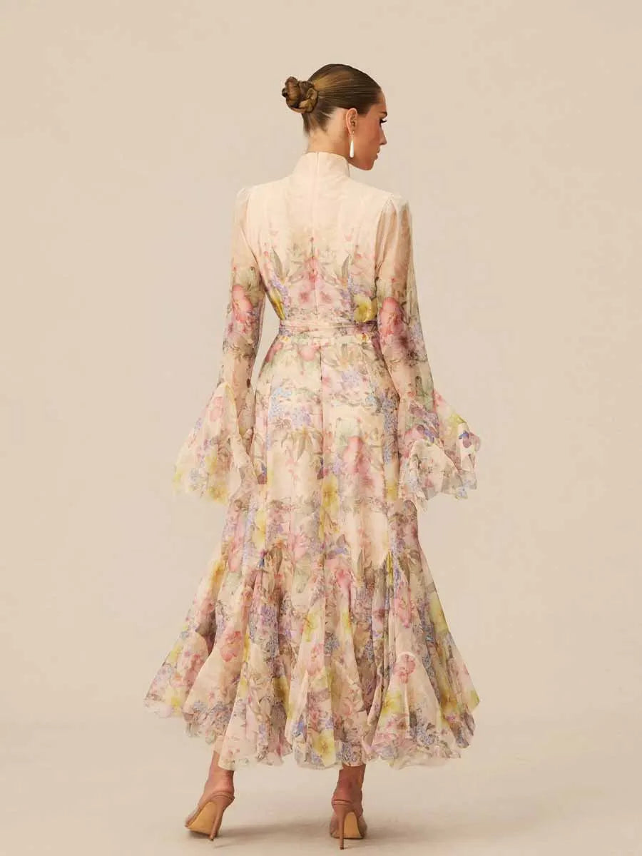 Arianne Floral Print Maxi Dress