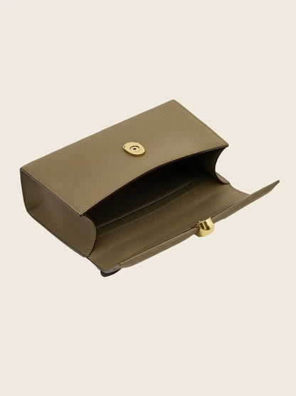 Julien Elephant Gray Bag In Leather
