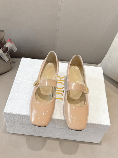 CD Mary Jane High Heels 40 Beige in Patent leather 598180