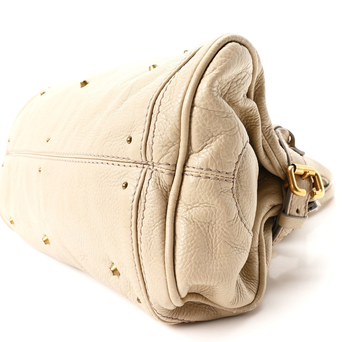 Calfskin Medium Paddington Satchel Beige