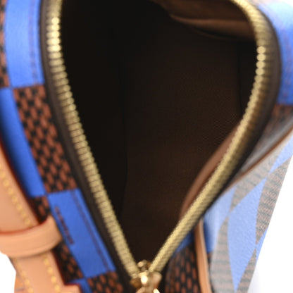 Damier Pop Chess Messenger Blue
