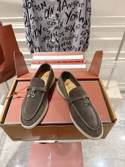 LP Summer Charms Walk Loafers Coffee Suede 565863
