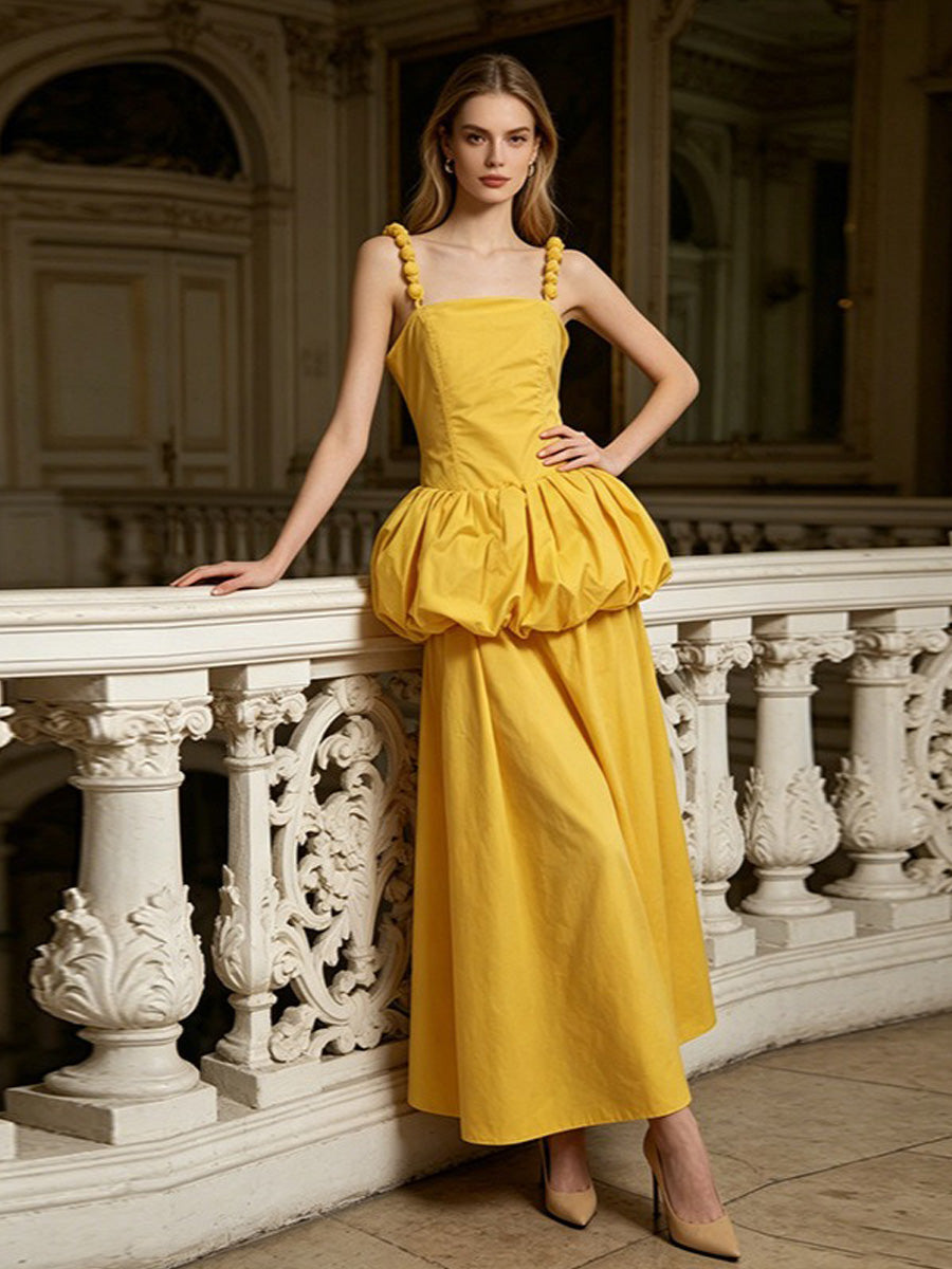 Juliana Fresh Resort-Style Spaghetti Strap Maxi Dress