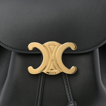 Triomphe Calfskin Bonnie Backpack Black