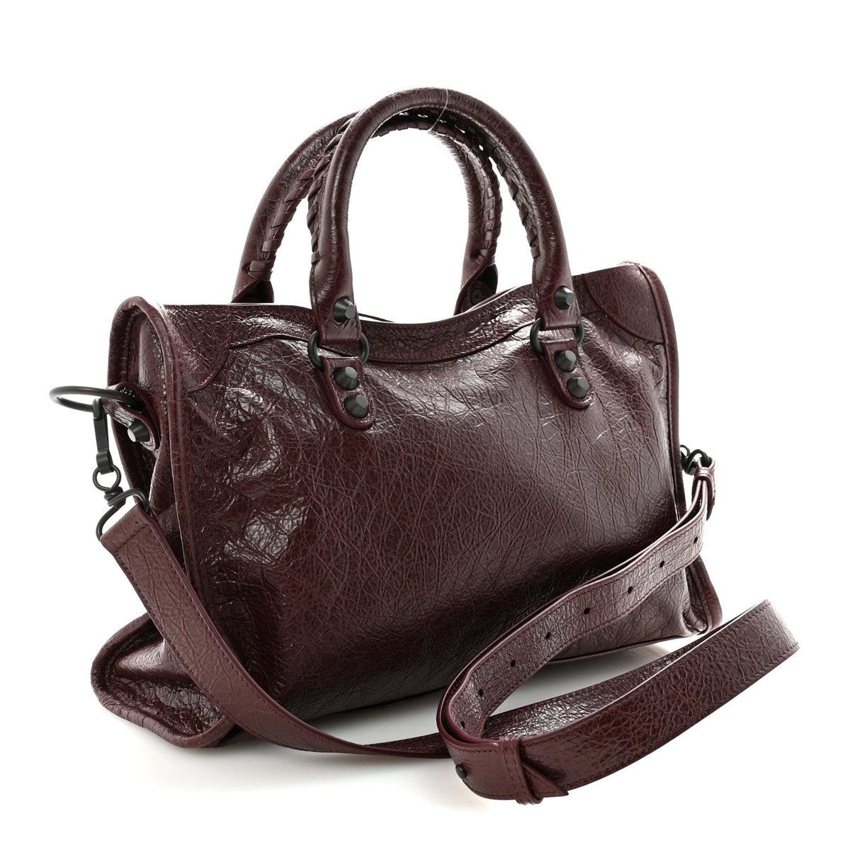 Agneau Arena Storico Classic Hardware Small Le City Dark Burgundy
