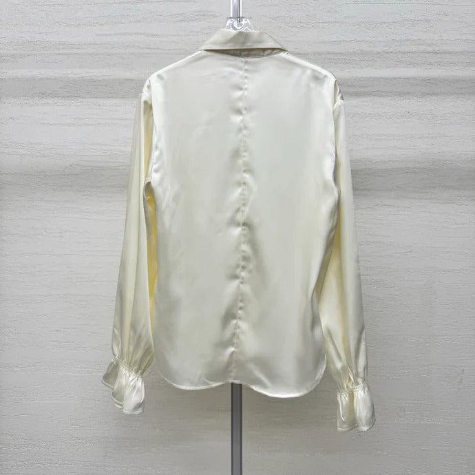 Chanel 2026 Shirt Cream Polyester 356977