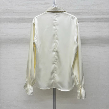 Chanel 2026 Shirt Cream Polyester 356977