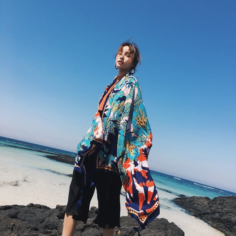 Long Printed Scarf
