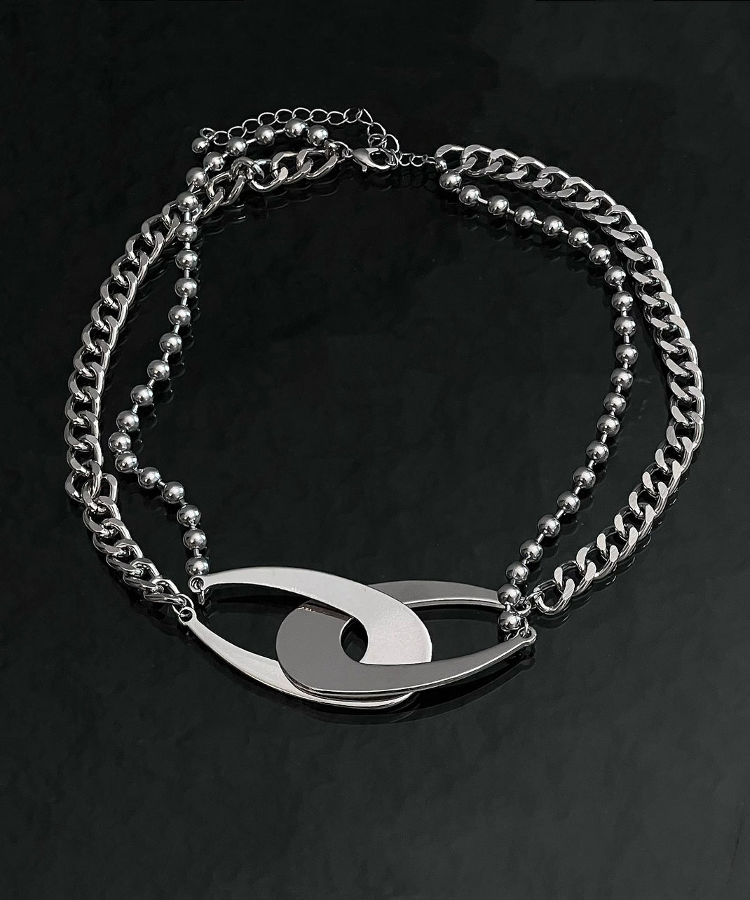 Original Design Metal Asymmetrical Chain Necklace