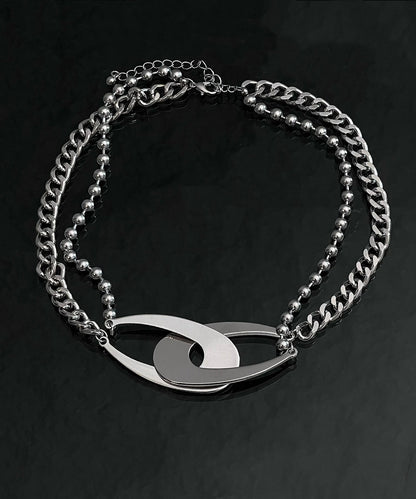 Original Design Metal Asymmetrical Chain Necklace