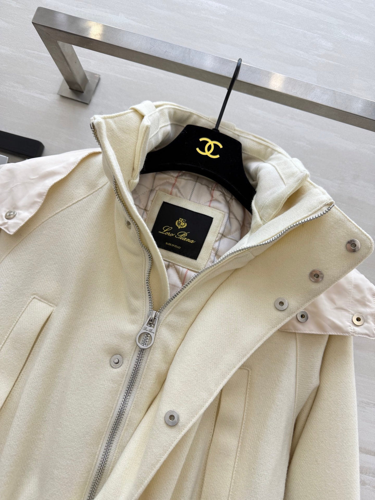 LP Icer Mini Jacket Ivory Cashmere 346648