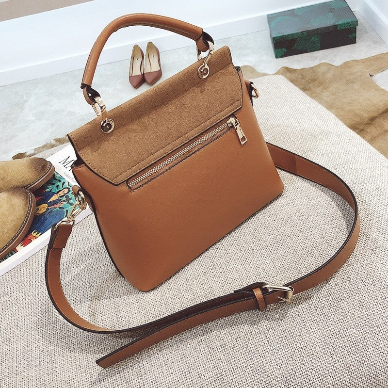 Plain Wide Shoulder Strap Crossbody Bag