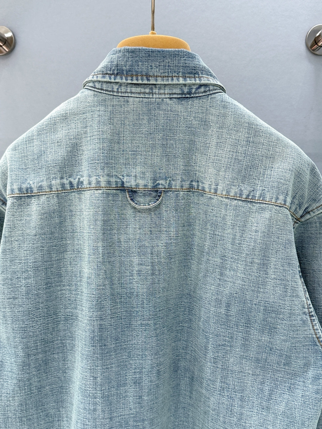 Miumiu 2026 Denim Shirt Light Blue Cotton