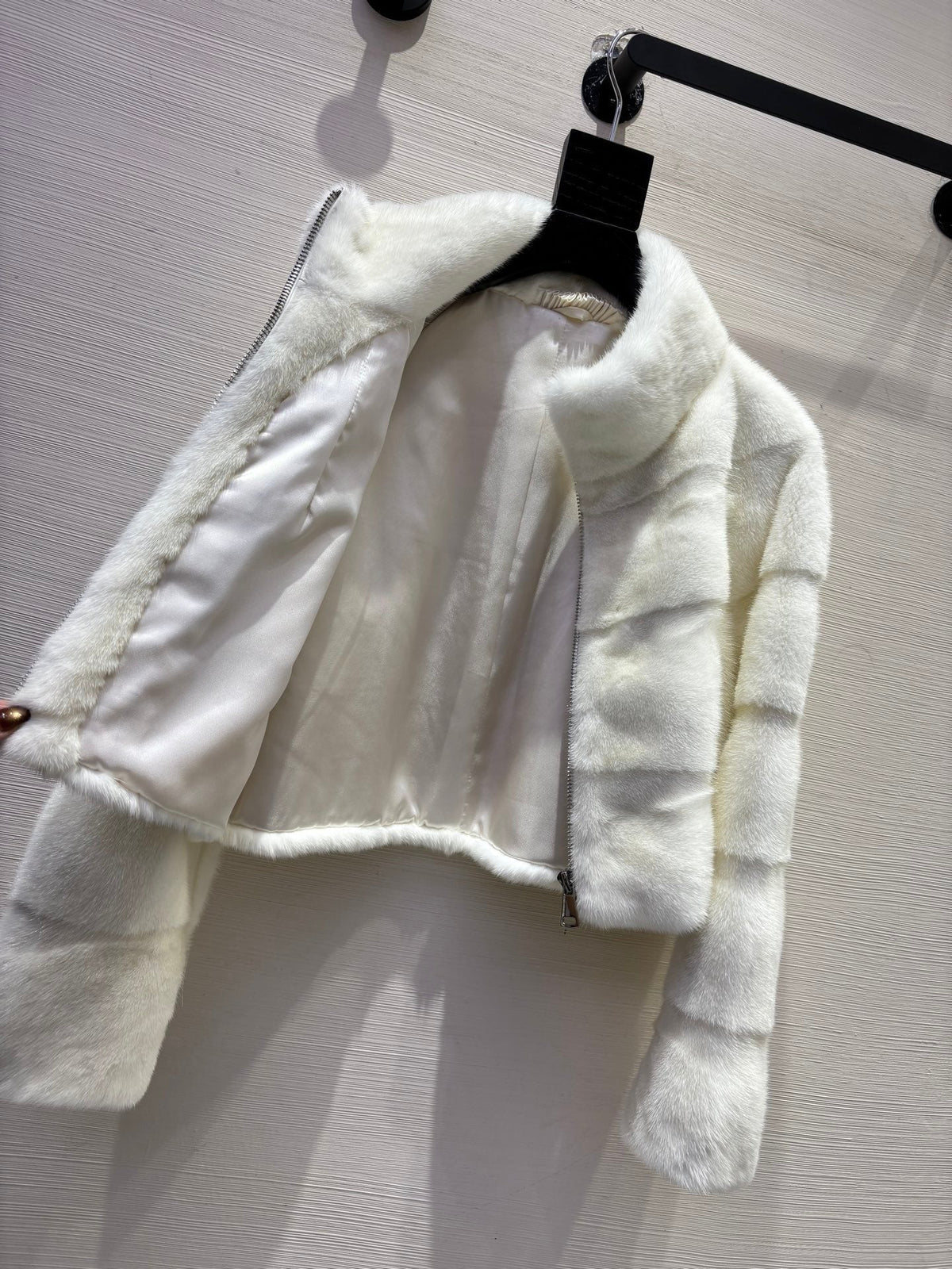 DIOR 25S SHORT VELVET MINK COAT 573