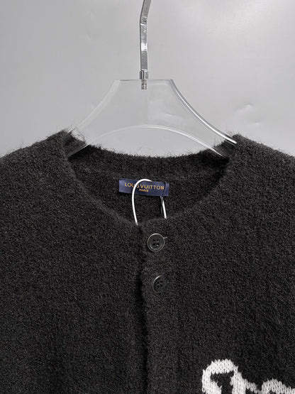 LV Wool Knit Cardigan 493099