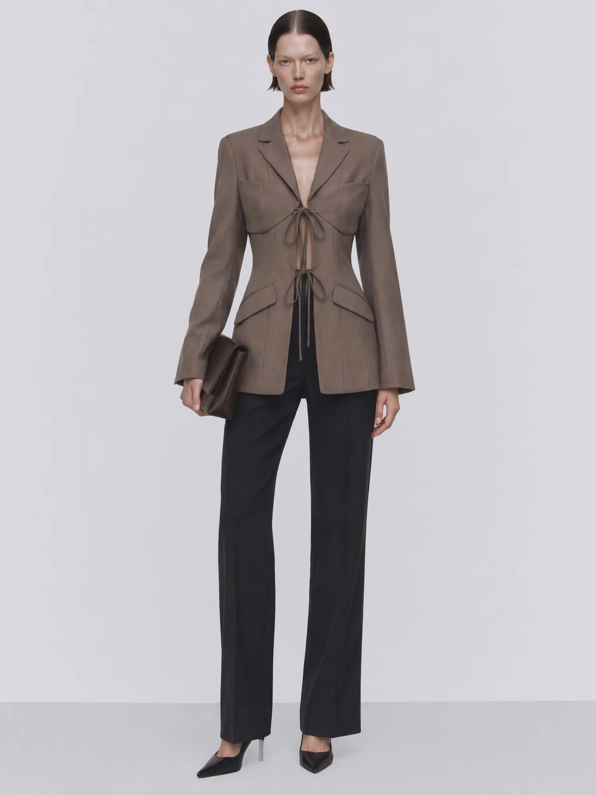 Beatrice Irregular Cut-Out Blazer