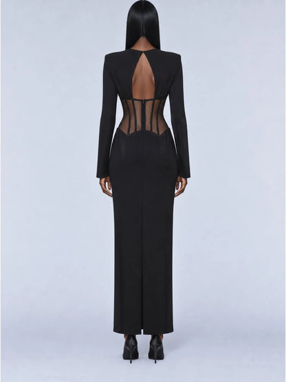 Abigail Sculpted Cutout Maxi Dress
