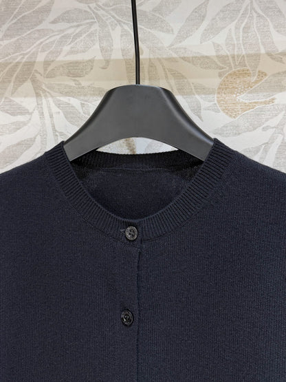 YSL Cardigan Black Wool