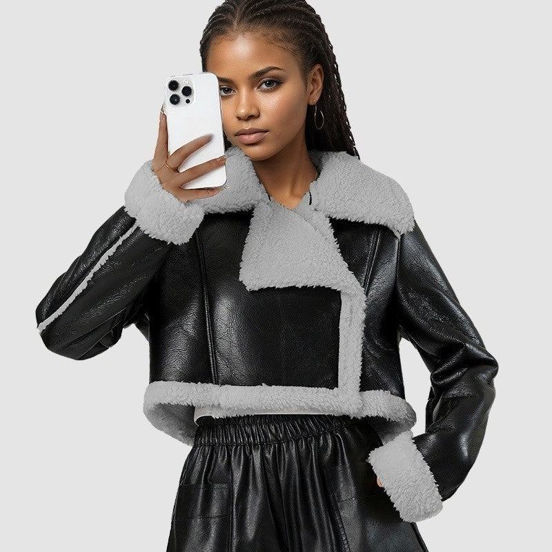 Short Thick Fleece Jacket