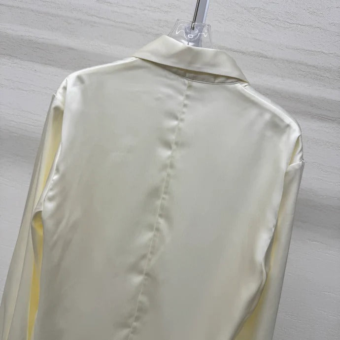 Chanel 2026 Shirt Cream Polyester 356977