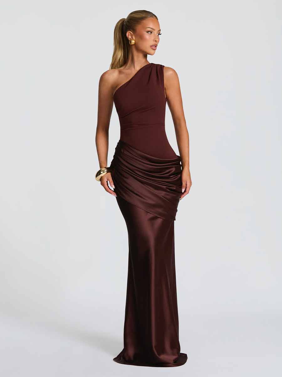 Xanthe One-Shoulder Maxi Dress