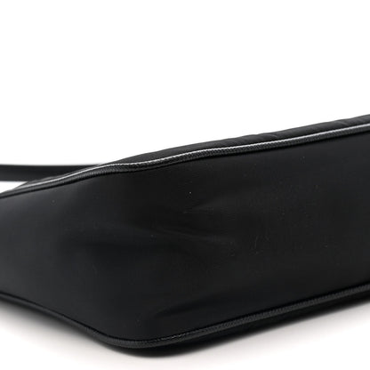 Tessuto Nylon Saffiano Mini Re-Edition 2005 Bag Black