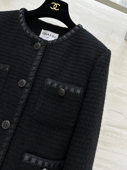 CC 26s Vintage Jacket Black Wool Tweed