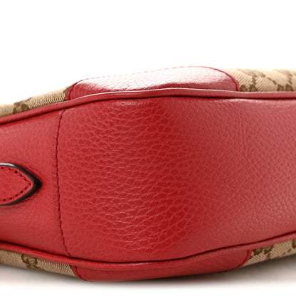 Monogram Mini Bree Messenger Bag Red