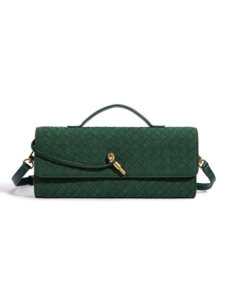 Aurora Hand-Woven Matte Cowhide Bag