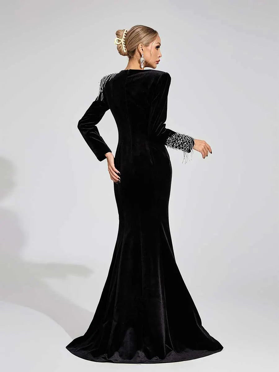 Azalea Beaded Maxi Dress