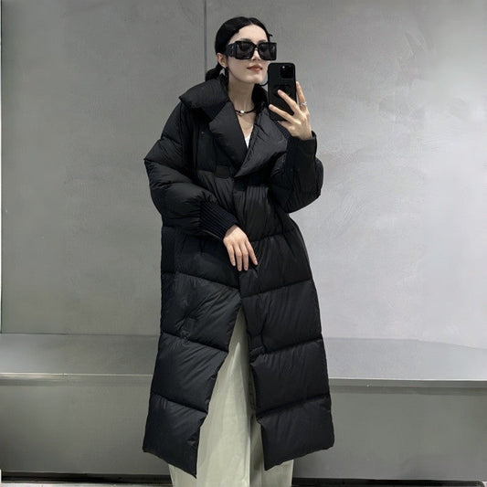 Long Pleeve Padded Polyester Coat Plus Size Loose
