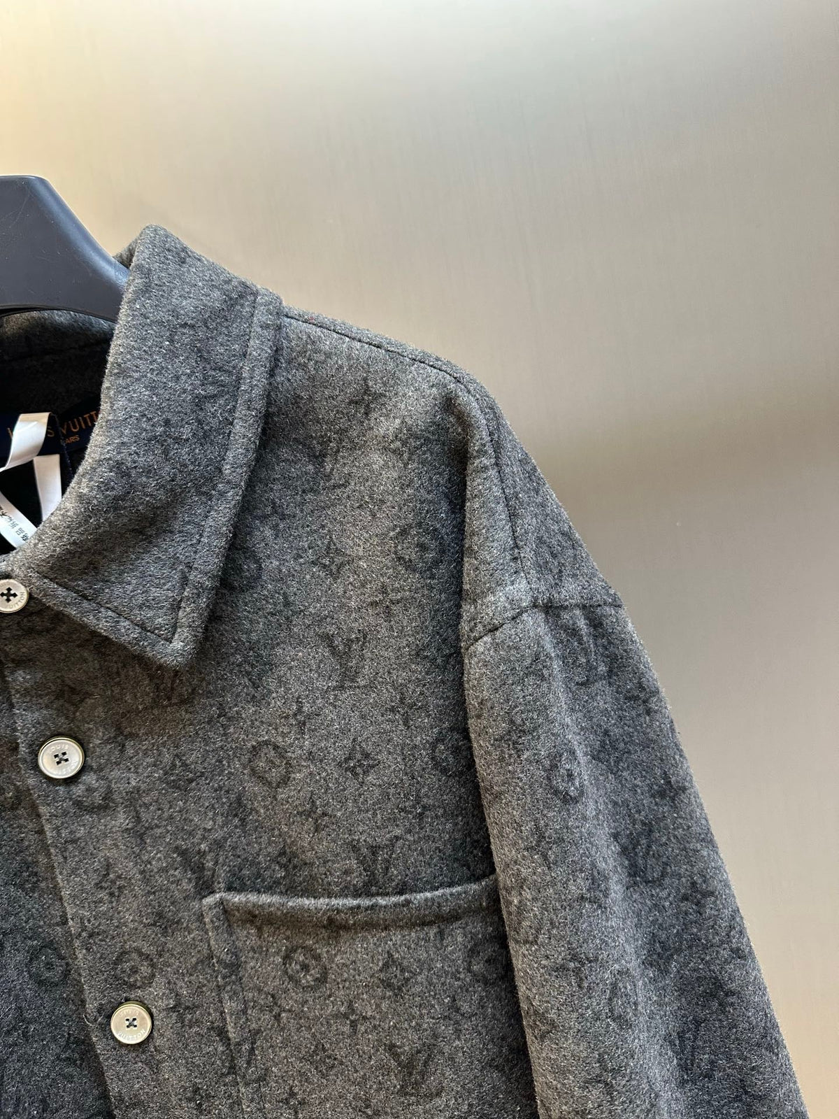 LV Double-Faced Shirt Style Single-Breasted Jacket 493423