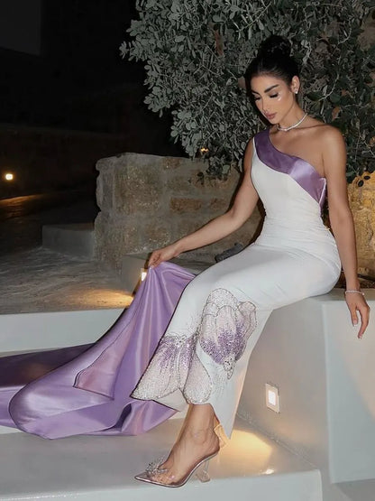 Ailani Luxurious Beaded Butterfly Maxi Dress