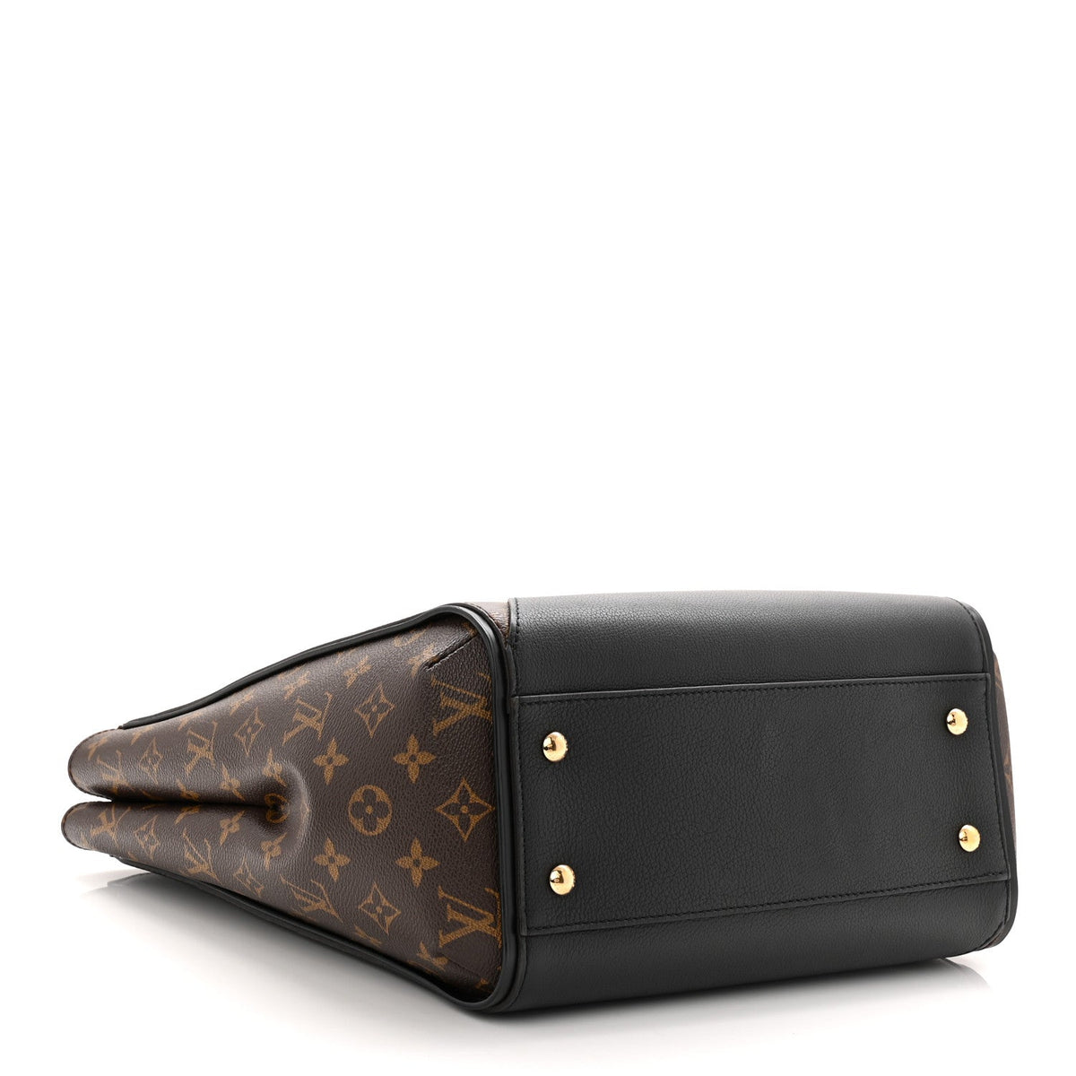 Calfskin Monogram Kimono Tote Black