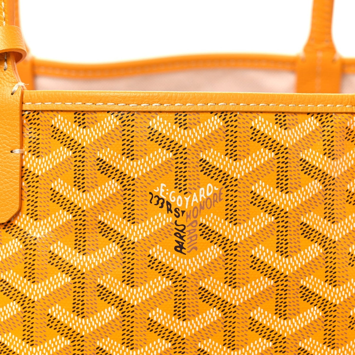 Goyardine Saint Louis PM Yellow