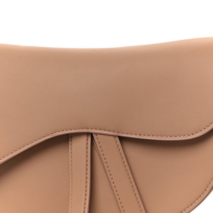 Ultra Matte Calfskin Saddle Bag Blush
