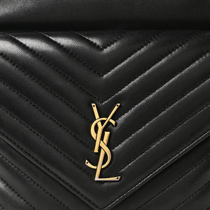Lambskin Matelasse Monogram Joe Backpack Black