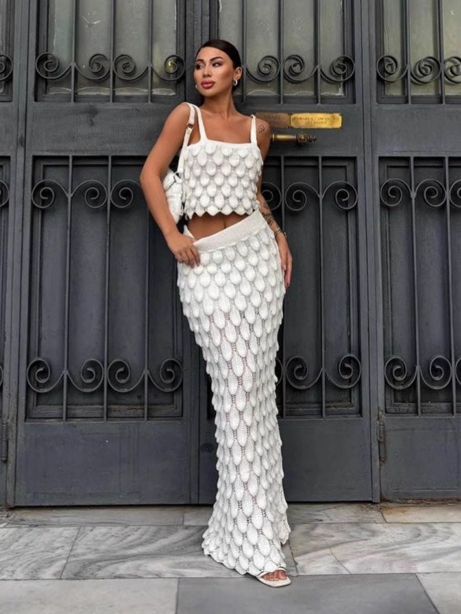 Seraphina Scale-Design Strappy Two-Piece Set