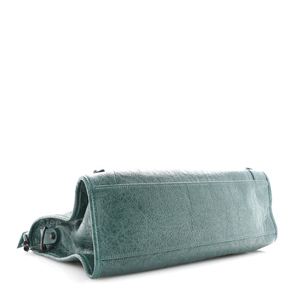 Arena Lambskin Classic Hardware Medium Le City Dark Emerald