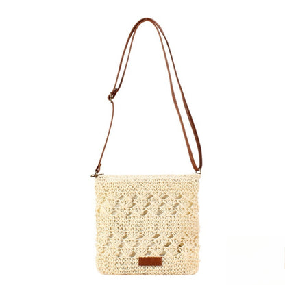Cosbai - Roomy Crochet Crossbody Bag - Classic &amp; Chic