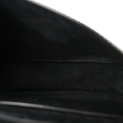 Smooth Calfskin Classic Monogram Small Kaia Satchel Black