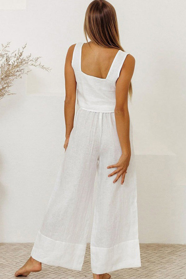 vest sleeveless trousers loose suit