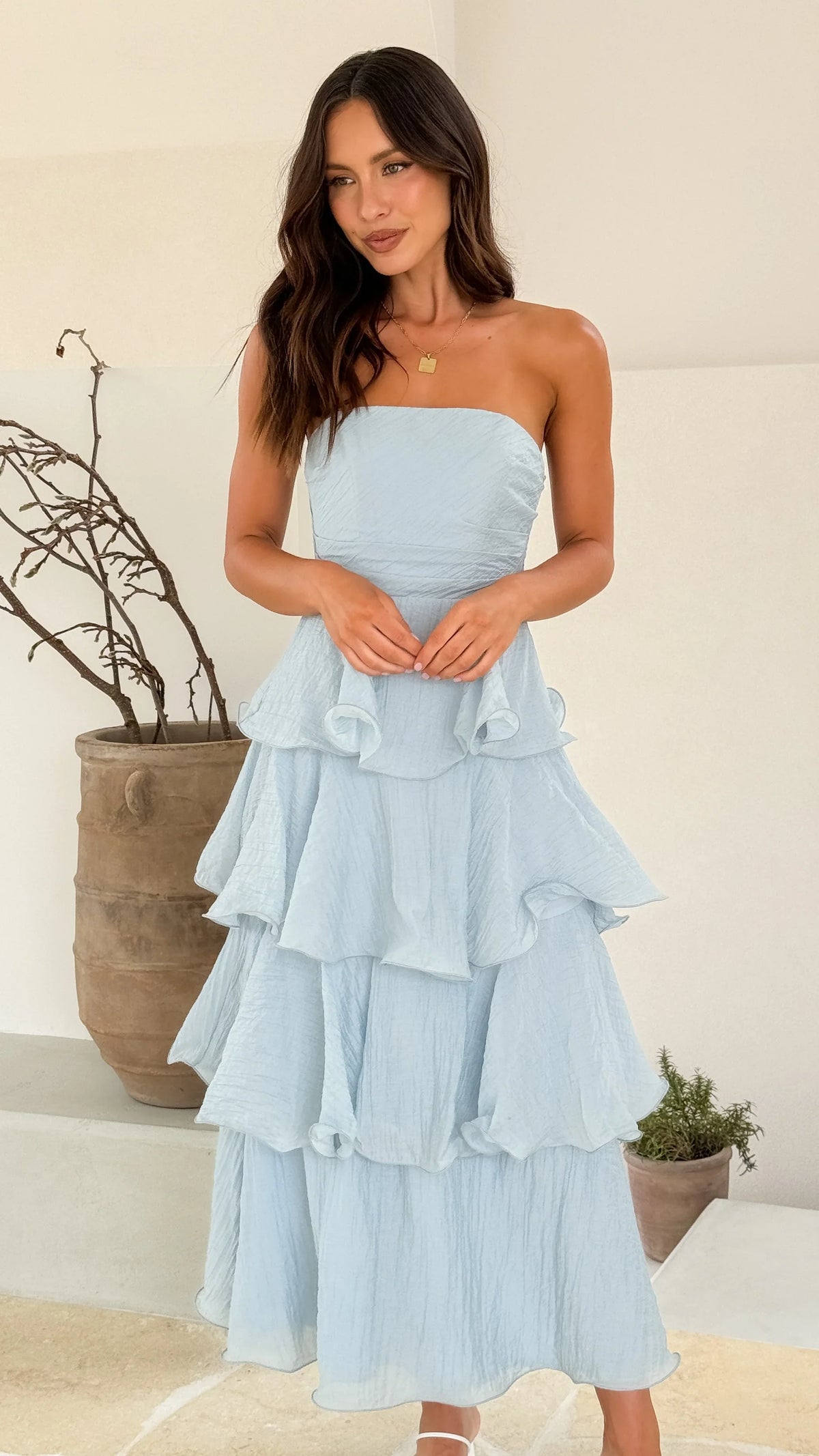 Lanica Maxi Dress - Blue