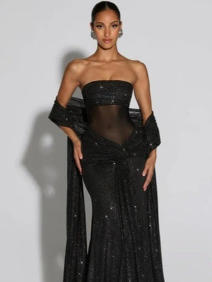 Anika Maxi Dress In Black