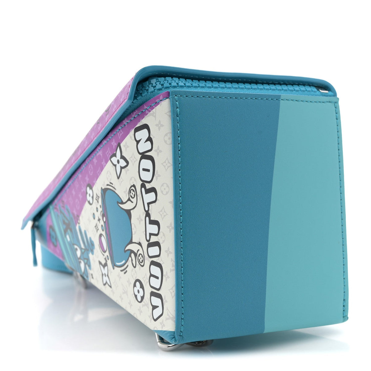Monogram Sandwich Lunch Bag Blue
