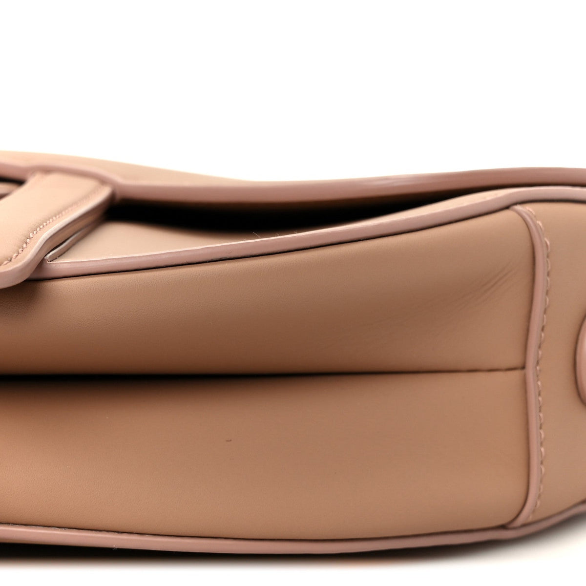 Ultra Matte Calfskin Saddle Bag Blush